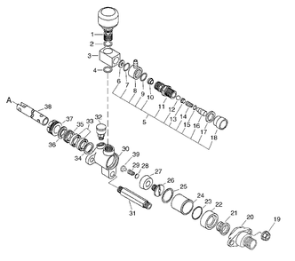 Regulator Assembly Diagram and Parts List for PHP-800 H00326001001 - H00326999999 Echo Pressure Washer