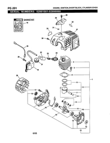 Part Location Diagram of 10010044733 Echo Crankshaft Asy