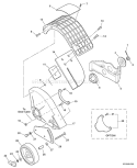 Part Location Diagram of C712000110 Echo Bracket-wheel
