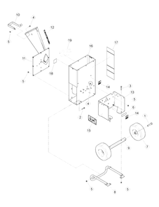 Body Diagram and Parts List for SC-2013 200SCB000001 - 200SCB999999 Echo Chipper Shredder