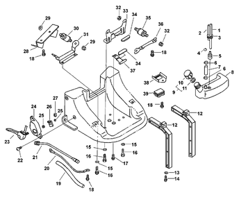 Part Location Diagram of 70616009A70 Echo Cap Assembly