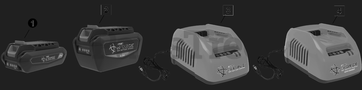 Accessories Diagram and Parts List for DSRM-2600U U56500001001 - U56500999999 Echo Charger