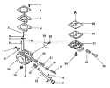 Part Location Diagram of 12310110530 Echo Kit-gasket/diaphragm