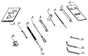 Page J Diagram and Parts List for CS-1001VL  Echo Chainsaw