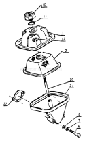 Part Location Diagram of 13040600830 Echo Thumb Nut