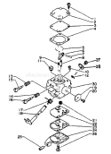 Page A Diagram and Parts List for CS-280E 0055490 - 0106530 Echo Chainsaw