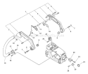 Part Location Diagram of 35110039131 Echo Rear Handle Set