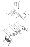 Part Location Diagram of P021045370 Echo Spring-rewind