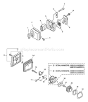 Part Location Diagram of 13001239131 Echo Seal