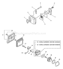 Part Location Diagram of A300000120 Echo Muffler