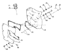 Part Location Diagram of 10024200830 Echo Crank Case Packing