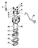 Page K Diagram and Parts List for CS-302S 17501 - 30500 Echo Chainsaw
