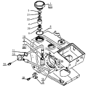 Page G Diagram and Parts List for CS-302S After S/N 64671 Echo Chainsaw