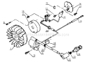 Page J Diagram and Parts List for CS-302S Before S/N 17500 Echo Chainsaw