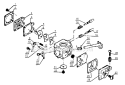Page B Diagram and Parts List for CS-302S Before S/N 17500 Echo Chainsaw