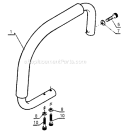 Page H Diagram and Parts List for CS-302S Before S/N 17500 Echo Chainsaw