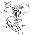 Part Location Diagram of 14551003931 Echo Muffler Gasket
