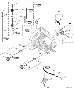 Part Location Diagram of P021044600 Echo Cap Assy - Black