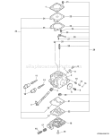 Page A Diagram and Parts List for CS-306 C09413001001 - C09413999999 Echo Chainsaw