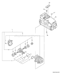 Page D Diagram and Parts List for CS-306 C09413001001 - C09413999999 Echo Chainsaw
