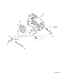Page H Diagram and Parts List for CS-306 C09413001001 - C09413999999 Echo Chainsaw
