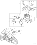Page C Diagram and Parts List for CS-306 04001001 - 04999999 Echo Chainsaw
