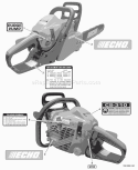 Part Location Diagram of X503009360 Echo Label - Model -- Cs-310