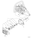 Part Location Diagram of A051002741 Echo Assy, Recoil Starter