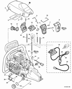 Part Location Diagram of V471003880 Echo Pipe - 3 X 5 X 144 -- Black