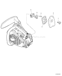 Page I Diagram and Parts List for CS-330MX4 C07213001001 - C07213999999 Echo Chainsaw