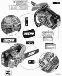 Part Location Diagram of X502000630 Echo Label-Echo