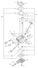 Page A Diagram and Parts List for CS-330MX4 C07213001001 - C07213999999 Echo Chainsaw
