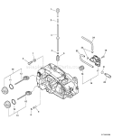 Page F Diagram and Parts List for CS-330T C04212001001 - C04212999999 Echo Chainsaw