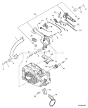 Page G Diagram and Parts List for CS-330T C04212001001 - C04212999999 Echo Chainsaw