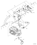 Part Location Diagram of A127000130 Echo Cover-Dust - Gray