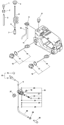 Page E Diagram and Parts List for CS-340 03001001 - 03999999 Echo Chainsaw
