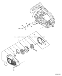 Page U Diagram and Parts List for CS-341 02001001 - 02999999 Echo Chainsaw