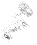 Page L Diagram and Parts List for CS-341 C08511001001 - C08511999999 Echo Chainsaw