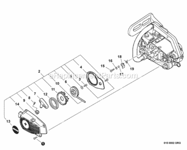 Part Location Diagram of A514000000 Echo Pawl, Starter