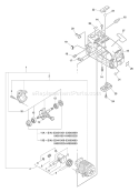 Page D Diagram and Parts List for CS-345 03001001 - 03999999 Echo Chainsaw