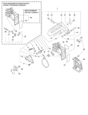 Page B Diagram and Parts List for CS-346 02001001-02006473 Echo Chainsaw