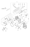 Page B Diagram and Parts List for CS-346 02006474 - 02999999 Echo Chainsaw