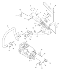 Page G Diagram and Parts List for CS-346 02006474 - 02999999 Echo Chainsaw