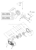 Page H Diagram and Parts List for CS-346 02006474 - 02999999 Echo Chainsaw