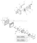 Page I Diagram and Parts List for CS-346 02006474 - 02999999 Echo Chainsaw