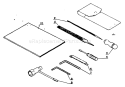 Page H Diagram and Parts List for CS-351VL  Echo Chainsaw