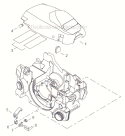 Part Location Diagram of A160002800 Echo Cover, Engine