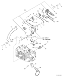 Page I Diagram and Parts List for CS-360T C09713001001 - C09713999999 Echo Chainsaw
