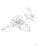 Part Location Diagram of 43721039931 Echo Pipe- Oil Outlet