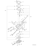 Part Location Diagram of A021001311 Echo Carburetor-- Wt-820